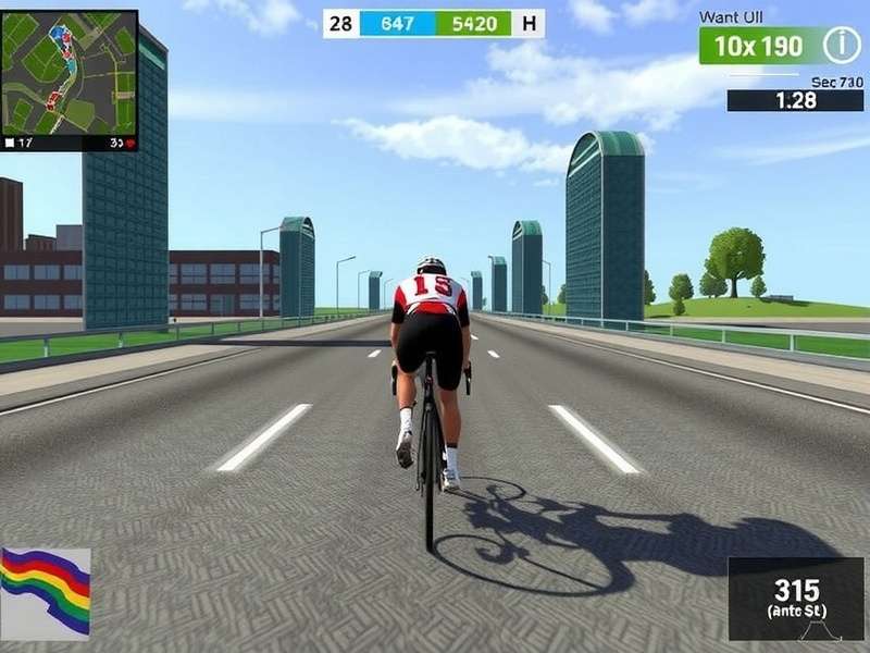 National Pride Cyclist Gameplay Screenshot